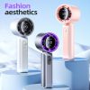 120-Speed Handheld Fan - AI Temperature Protection Ultra-Quiet Turbine Tech & Fashion LED Indicator